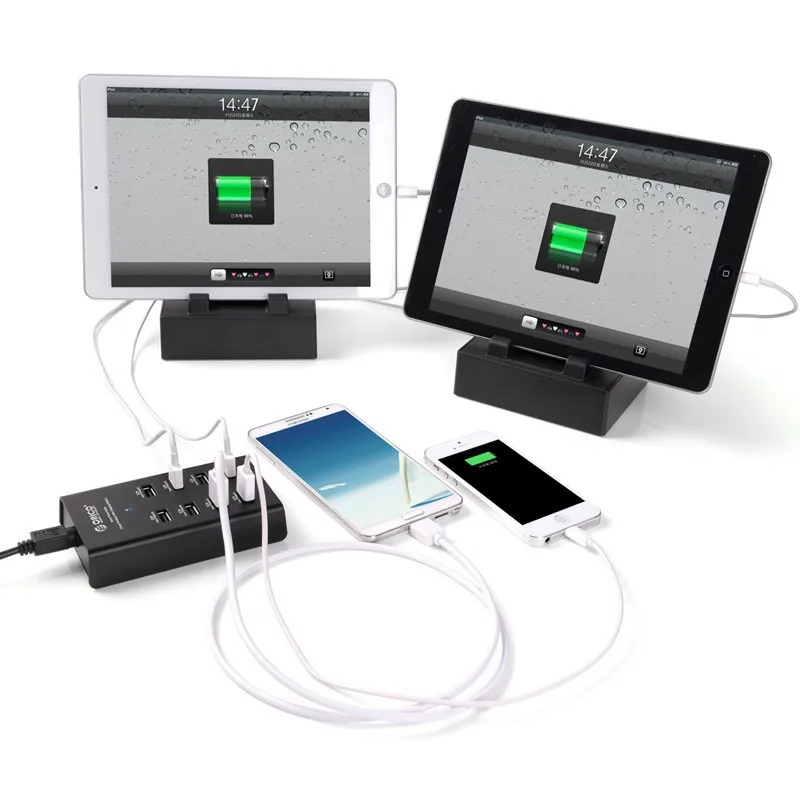 Универсальное зарядное устройство ORICO с 8 портами USB 5 в а одним выходом на