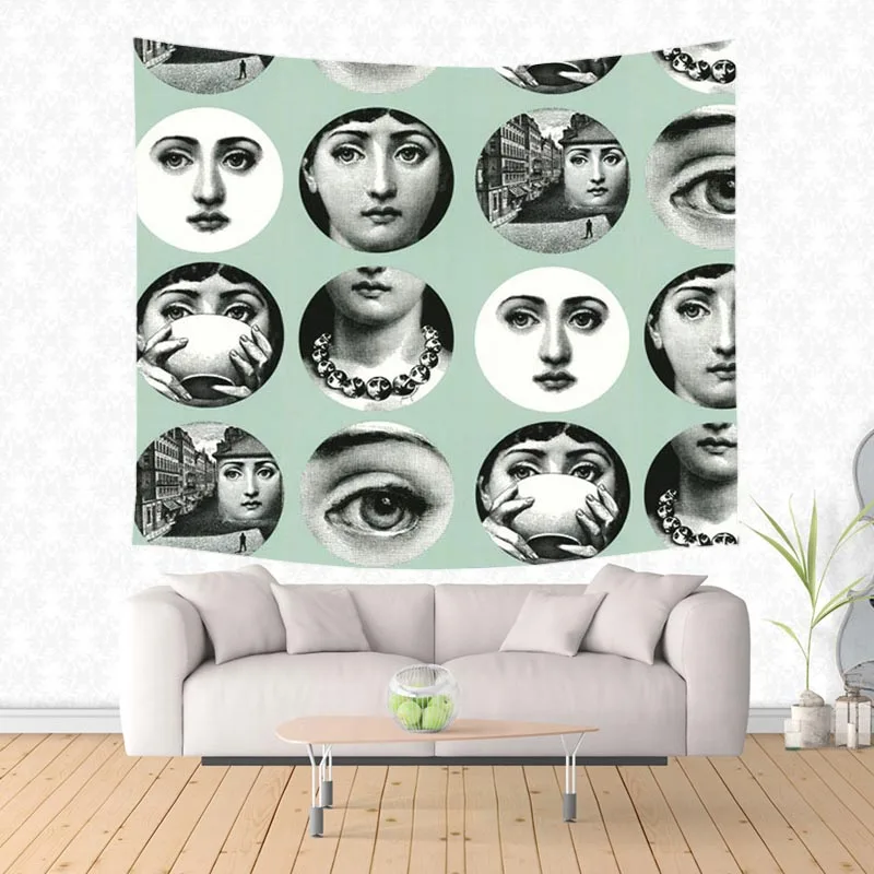 1 Rosenthal Piero fornasetti рабочий Настенный Гобелен Коврик для йоги модное покрывало коврик для пикника скатерть персонализированное пляжное полотенце - Цвет: 1