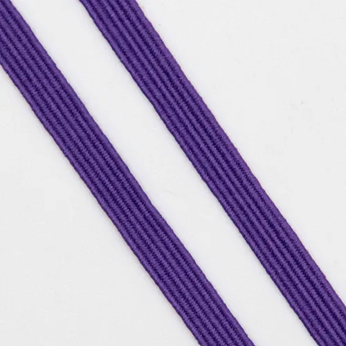 15purple 5 м эластичная лента s красочная мягкая латексная пряжа 6 мм эластичная лента резиновая лента DIY для беременных детей швейная аппликация на сумку аксессуары - Цвет: 15purple