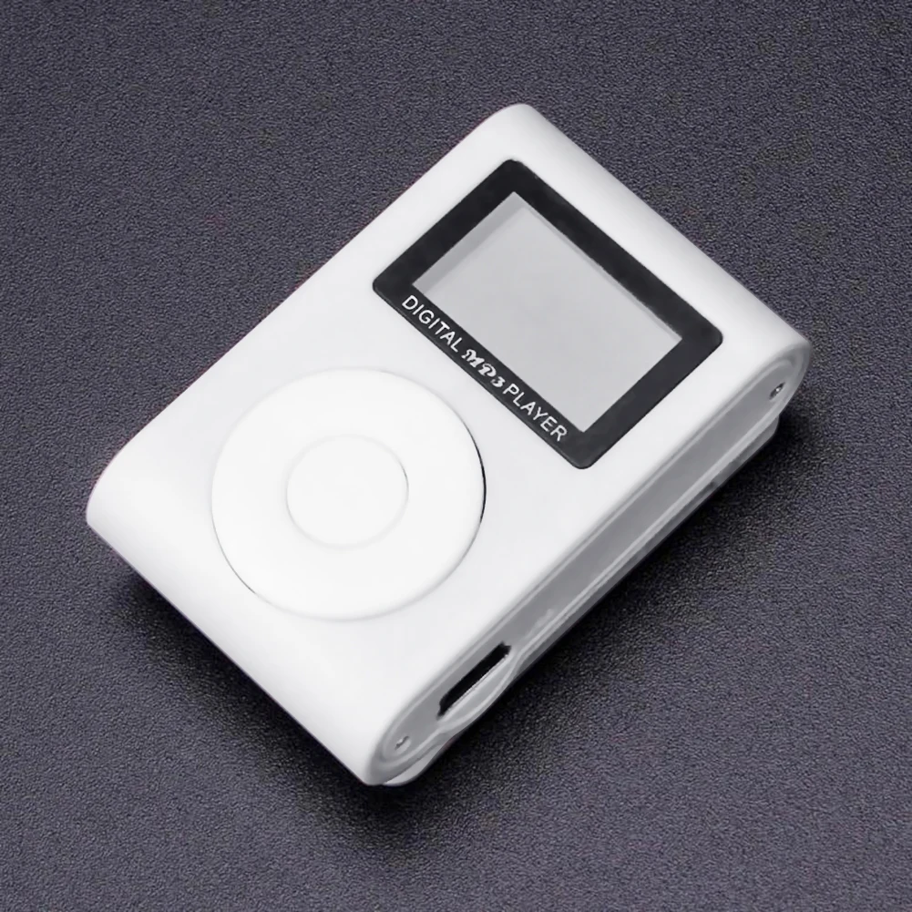 Портативный мини MP3-плеер с зажимом спортивный музыкальный плеер Walkman MP3 с TF слотом приятный звук для бега спортивный музыкальный плеер Walkman - Цвет: Серебристый