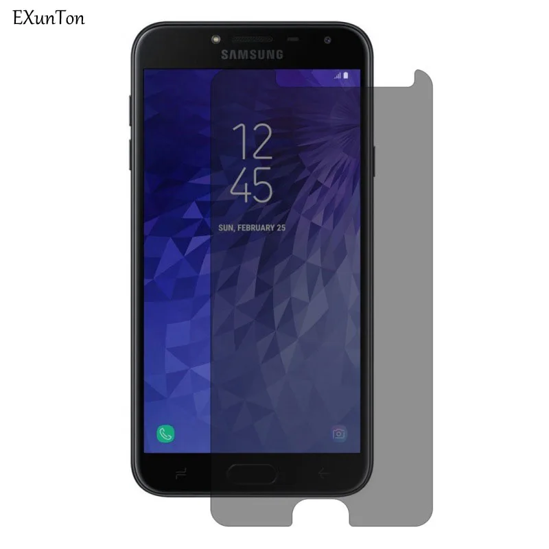 Защитная пленка для экрана EXUNTON 2.5D с защитой от шпиона закаленное стекло Samsung Galaxy