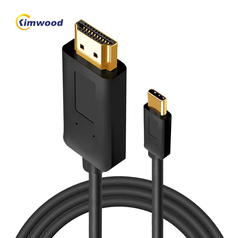 Кимвуд USB C HDMI Тип Кабеля конвертер Micro адаптер 60 Гц 4 К 2.0 thunderbolt 3 для MacBook S8/8 +