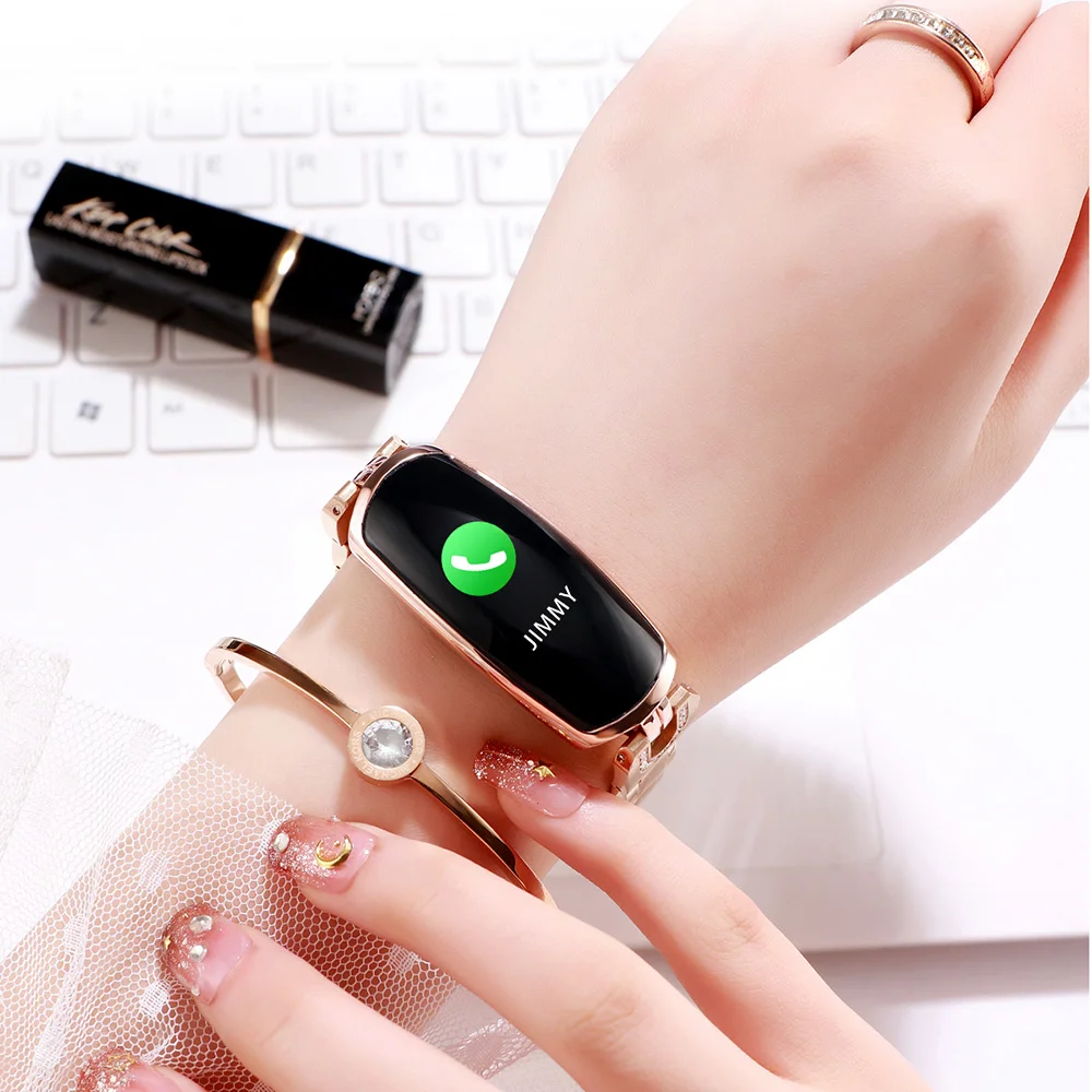 2019 для женщин Смарт часы водостойкие мониторинга сердечного ритма Bluetooth Android IOS