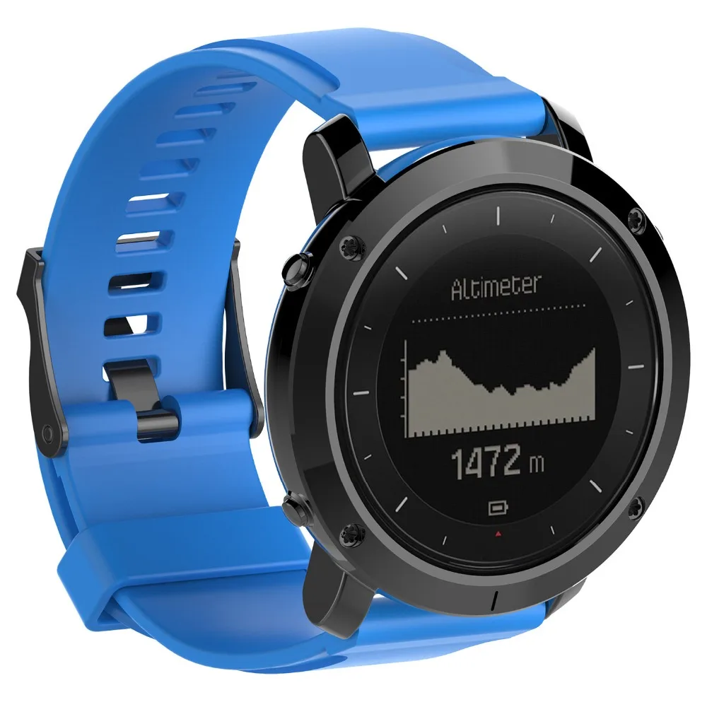 Резиновый сменный ремешок COMLYO для часов Suunto Подарочный наружный браслет