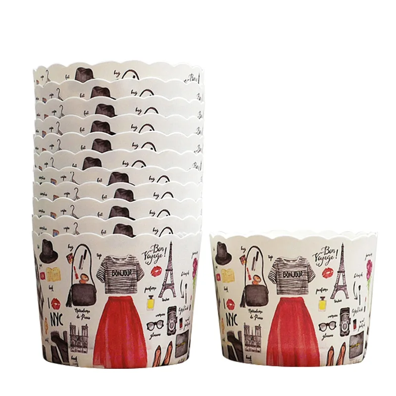 50 шт. крутой морской Ровер пиратский якорь рыба руль Маффин кекс бумажные