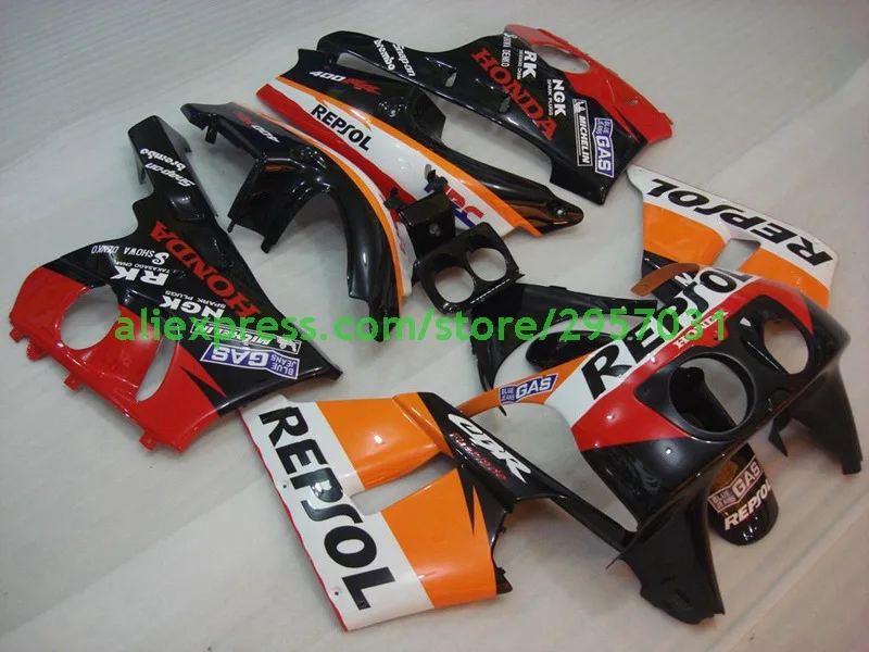 

Free screws+gifts Complete Fairings For Honda CBR400 RR CBR400RR NC29 Year 1990 - 1999 ABS Plastics Full All Red Fairing Kit