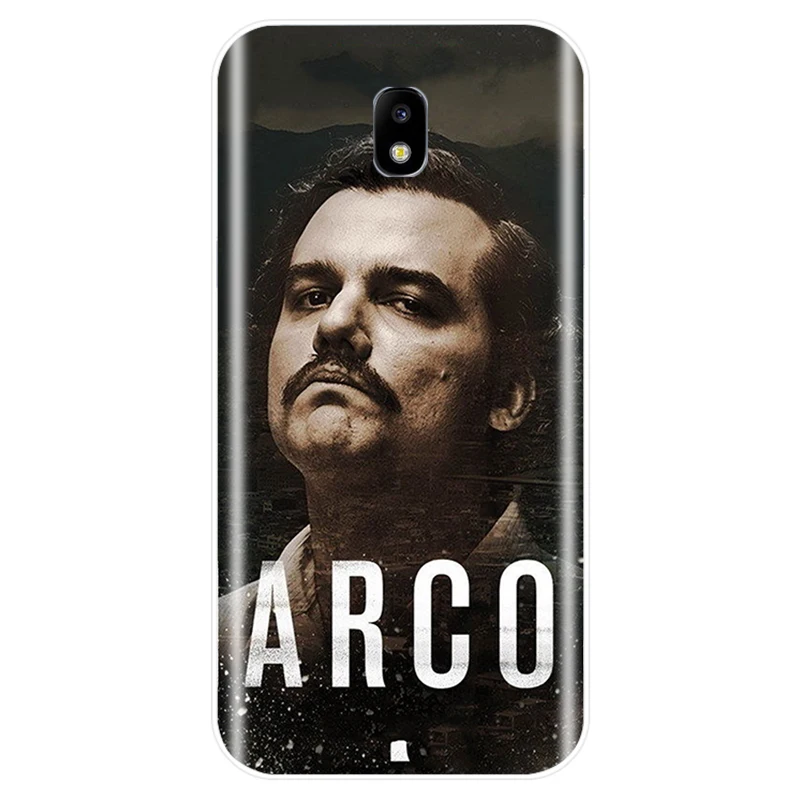 Wagner Moura Narcos pablo escobar Cover TPU Phone Case For Samsung Galaxy J3 J4 J6 J8 2018 J5 J7 2017 2016 J3PRO J7PLUS | Мобильные