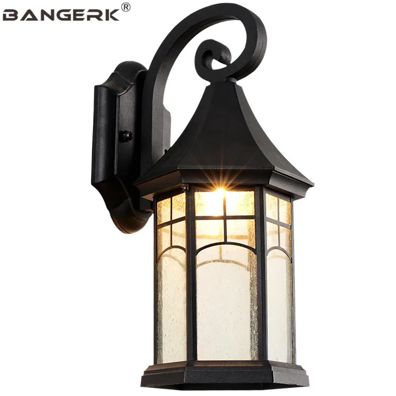 Наружный светодиодный настенный светильник античный водонепроницаемый