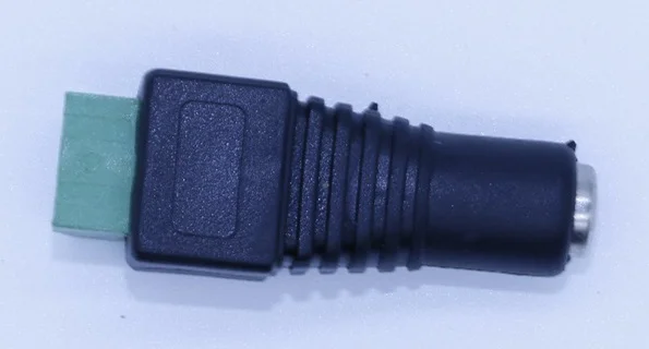 DC Мощность Гнездовой разъем Jack адаптер Разъем 2,1x5,5 мм KS для CCTV одноцветный светодиодный полосы 5050 3528 5630 3014 SMD
