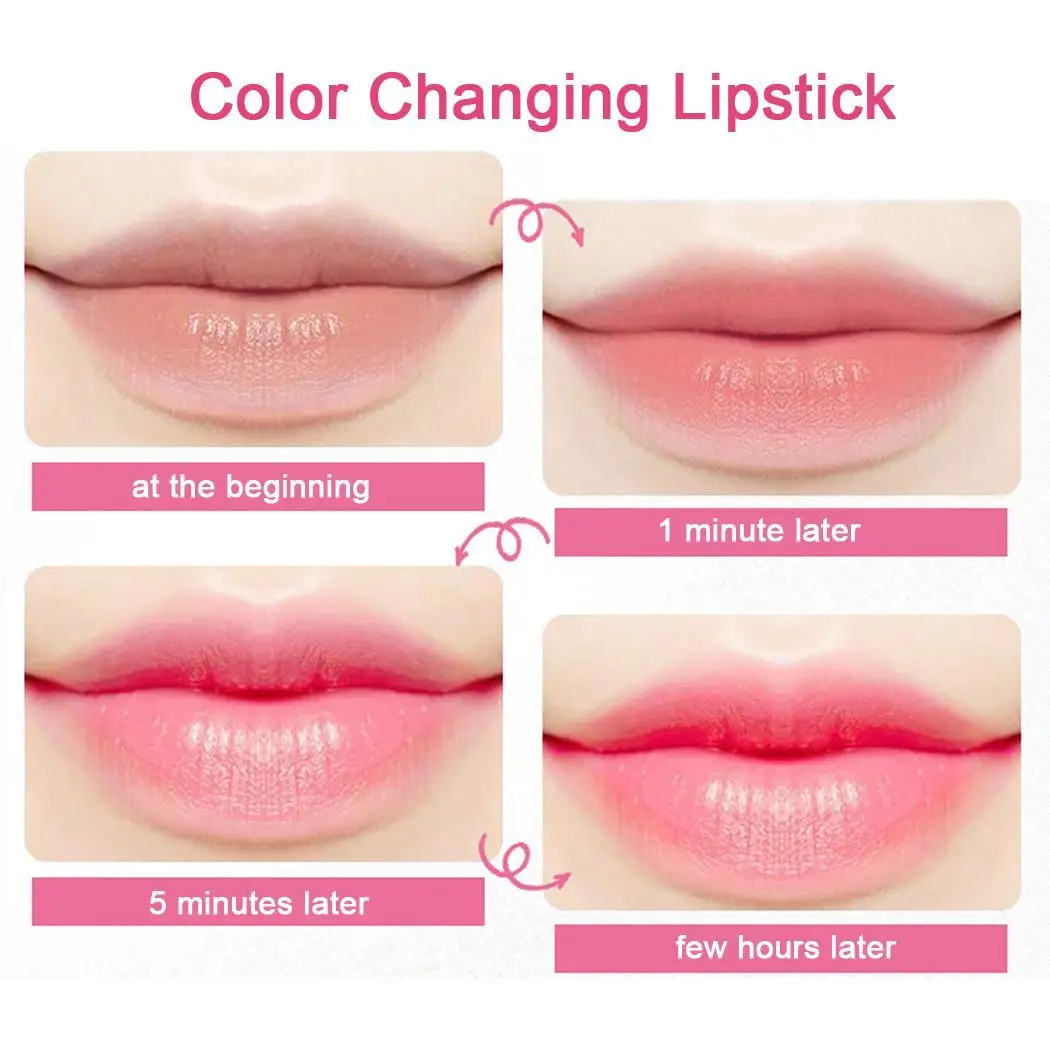 Профессиональный бальзам для губ Magic реагирует на температуру цвет розовый