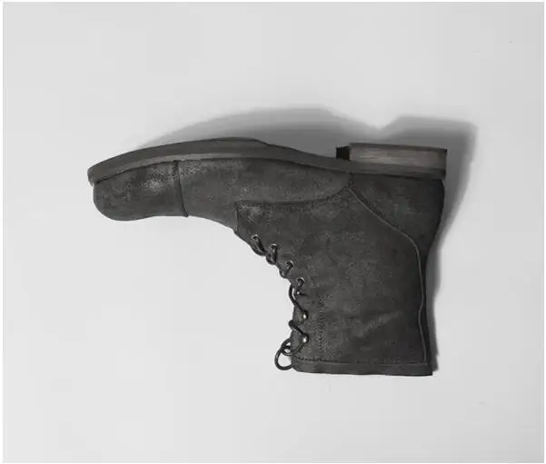 Модные крутые зимние мужские ботинки Челси мотоциклетные с закругленным носком