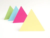 modern geometric triangles numbers kids birthday place cards wedding bridal baby shower dinner party seating escort name card