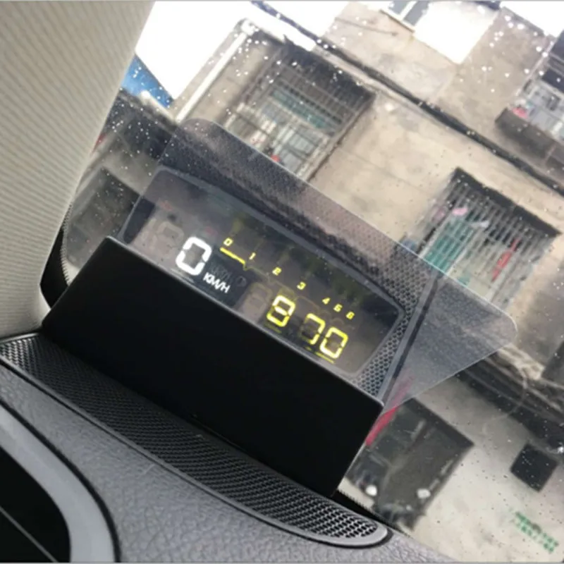 

ActiSafety 4F Hud Car Head Up Display Manual Switch OBDII Auto HUD KM/h MPH Overspeed Warning Windshield Projector Alarm System