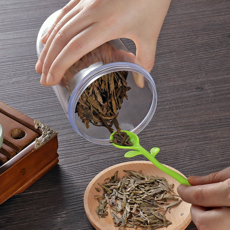 Прозрачная бутылка хранения Красный Чай jar Кофе бобы Организатор саженец дерева