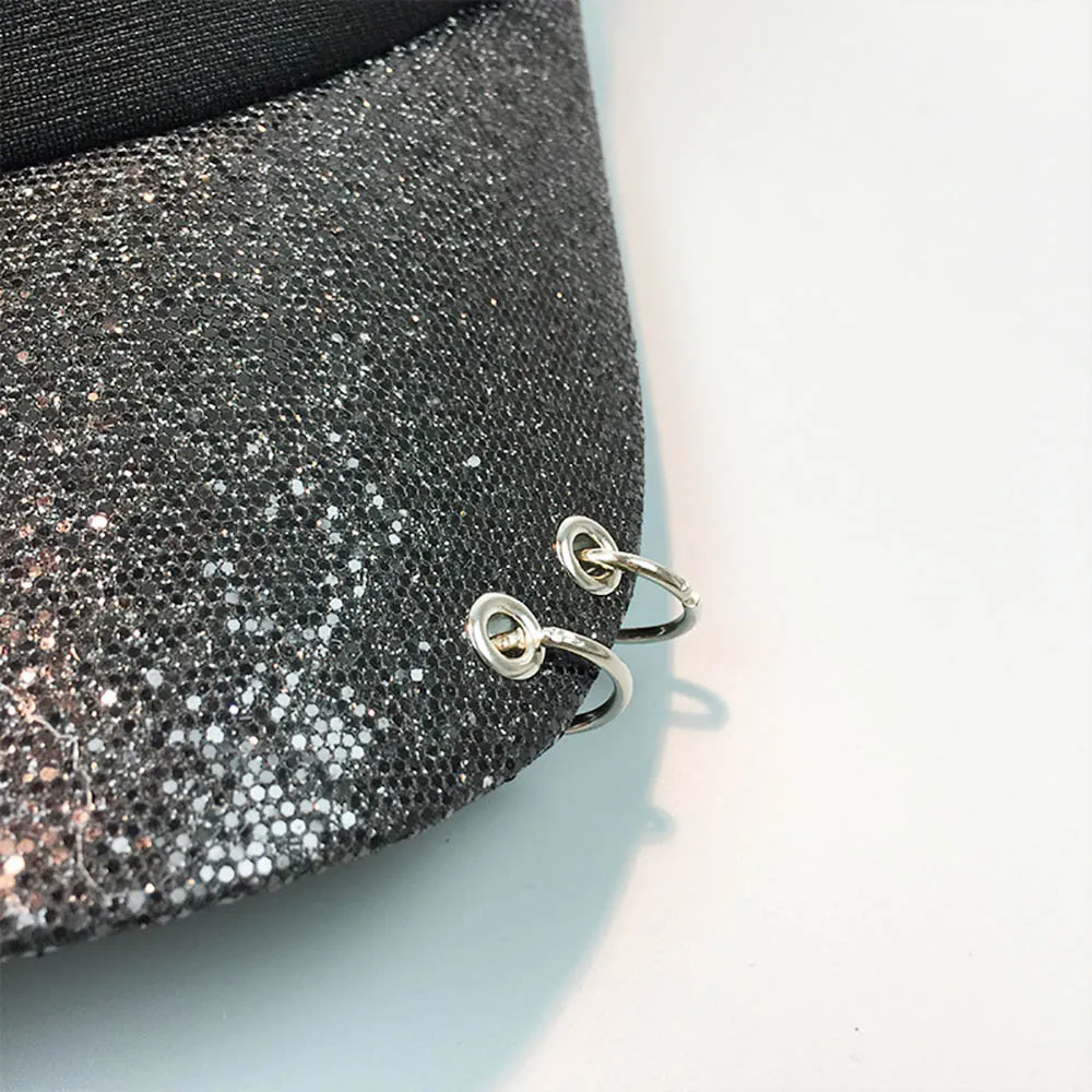 Женская бейсбольная Кепка в стиле хип-хоп с милыми кошачьими ушками и блестками