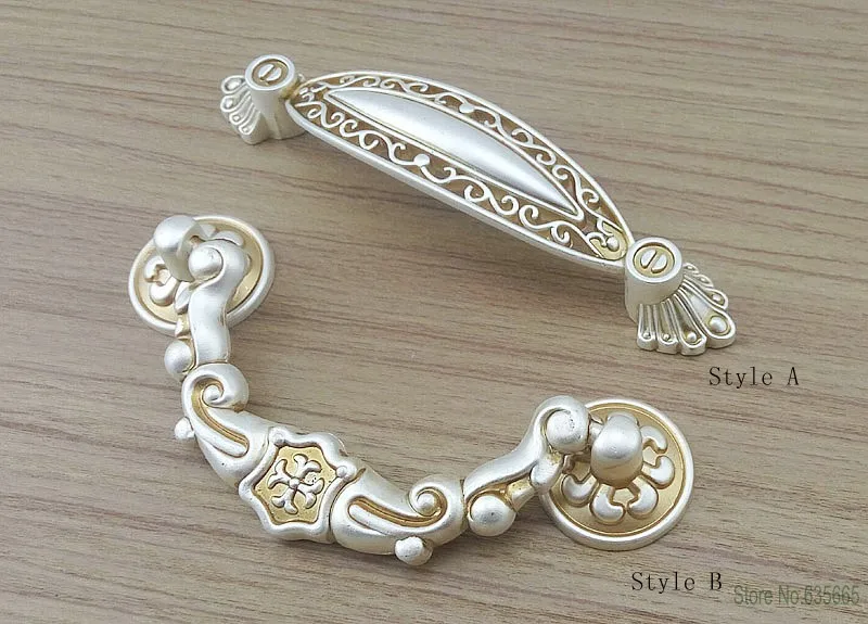 96 мм антикварная серебряная Мебельная фурнитура ручки выдвижные кухонные шкафы