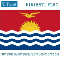 the republic of kiribati national flag 90150cm6090cm 1521cm 3x5ft hanging flag for event office