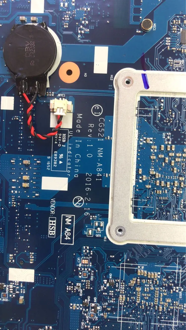 Abdo CG521 NM-A841 материнская плата для lenovo 110-15ACL ноутбук материнская плата Процессор E1-7010 R5 M430 2G DDR3 тестовая работа