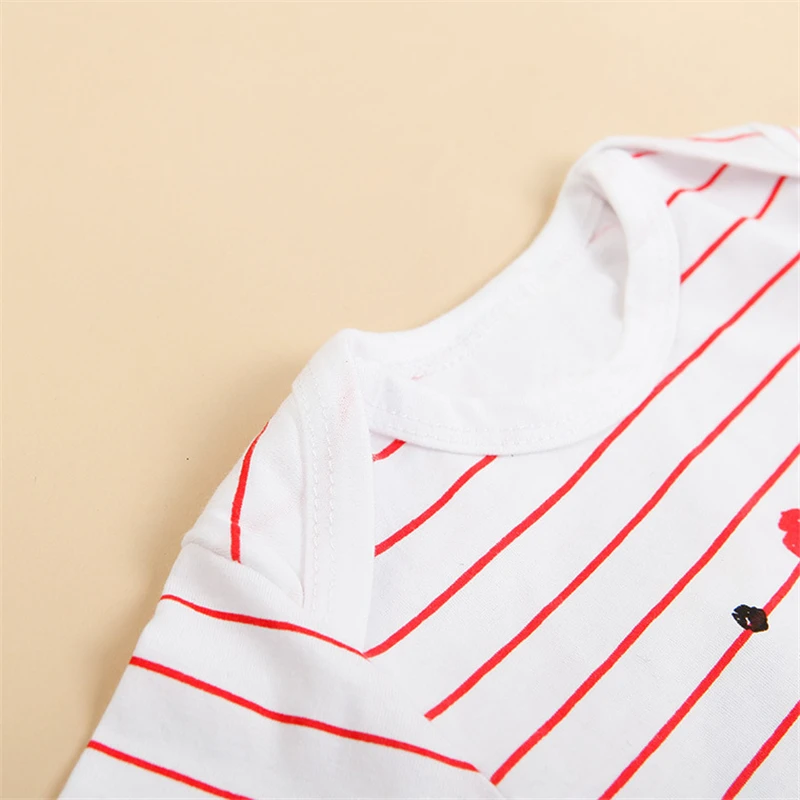 Одежда для новорожденных одежда с короткими рукавами девочек и мальчиков