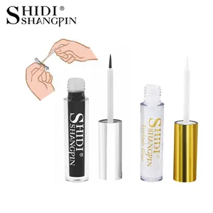 Клей для наращивания ресниц, прозрачный черный клей для накладных норковых ресниц, 1 шт., для макияжа, 5 мл