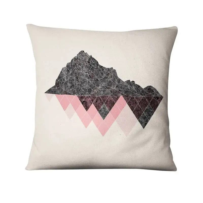 Скандинавские Декоративные Чехлы для подушек наволочка с простым принтом