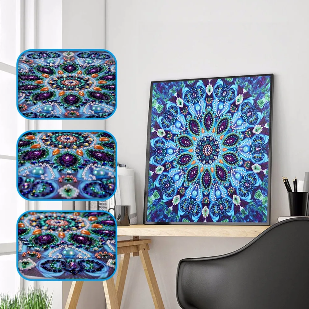 Алмазная картина специальной формы DIY 5D Набор для вышивки крестом из кристаллов и