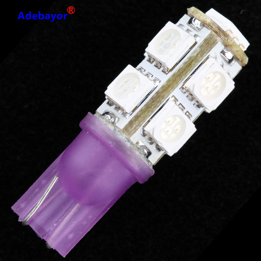 25 X DC12V T10 194 W5W 9 SMD светодиодный 5050 LED белый приборный светильник габаритный