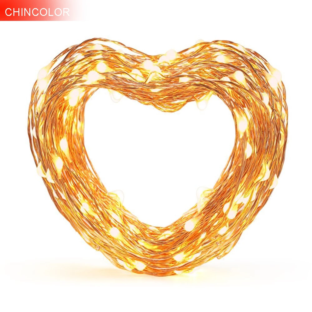 

9 Colors Led String Lights Copper Sliver Fabric 3M 4M 30 40Led Battery operater nightlight lantern Party Home Chirstmas decor HL