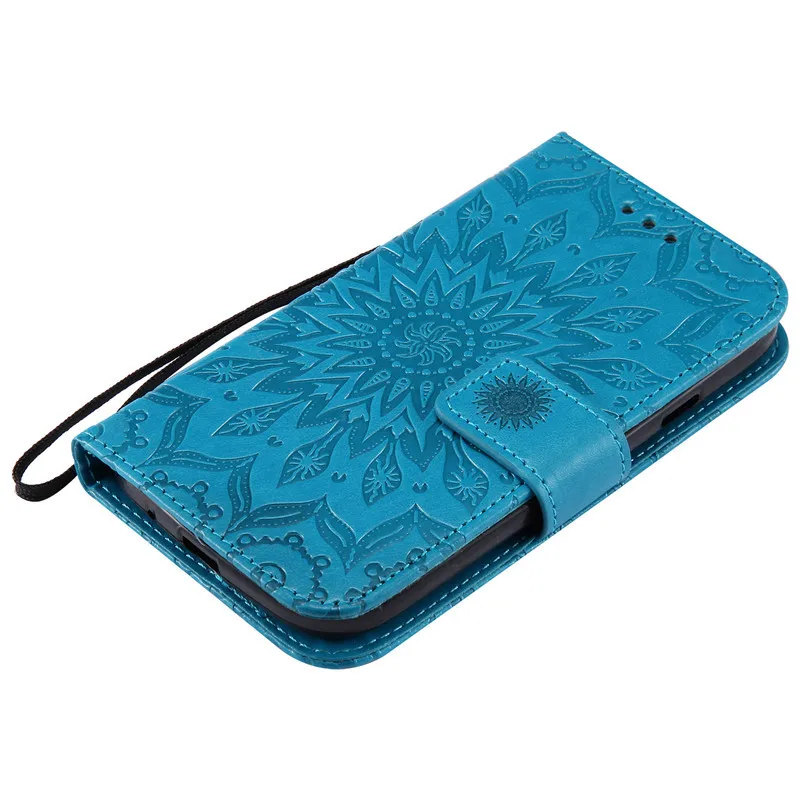 

Luxury 3D Sun Flower Magnetic Slots Leather Flip Phone Case For Samsung Galaxy Grand Neo Plus I9060 I9062 Grand Duos I9082 Cover