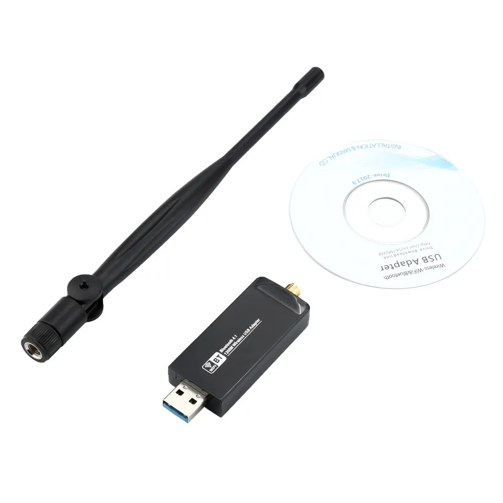 USB wifi адаптер мини Wifi ключ 3 0 Беспроводная сеть с 5dBi антенной 1200 Мбит/с Usb Lan l921 #0 |
