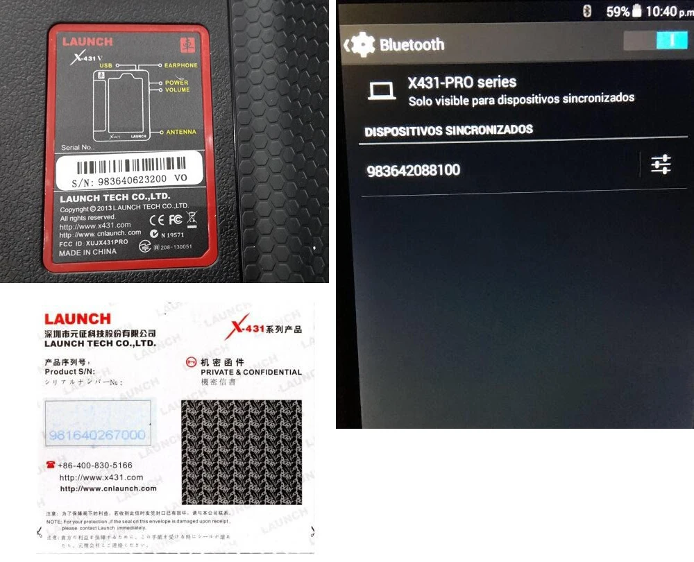 Запуск Bluetooth Разъем Автомобильный диагностический инструмент DBScar для X431 V+ pro pro3 pro3S PAD DIAGUN III DHL