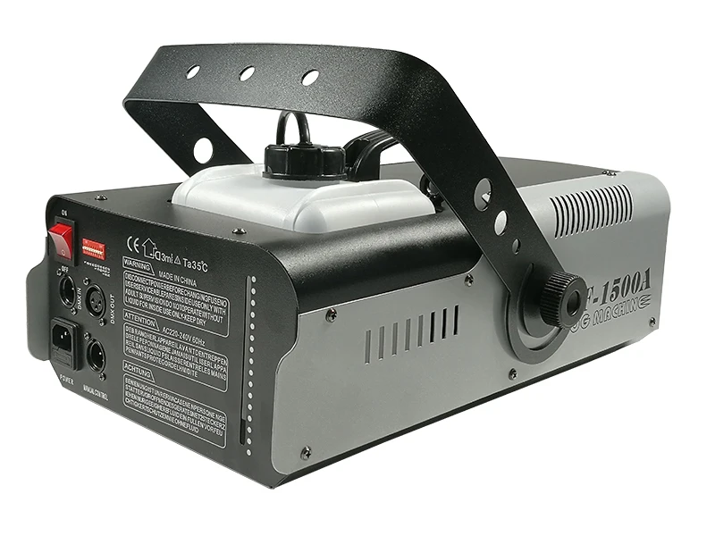 1500 Вт led дымовая машина dmx512 rgb 3в1 профессиональная сценическая dj противотуманная
