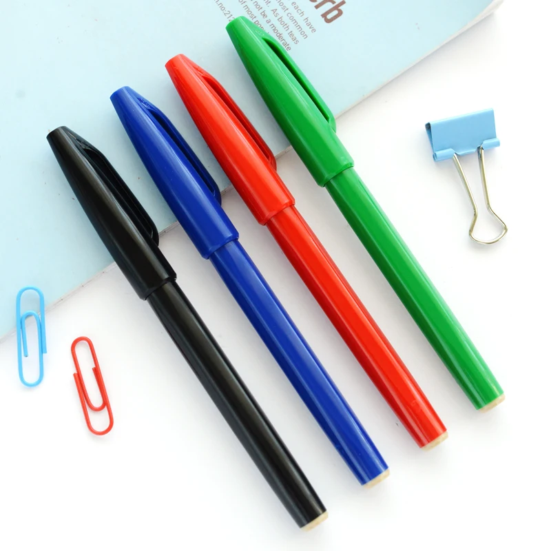 Ручка-вывеска Pentel 2 0 мм для графического письма черная/синяя/зеленая/красная