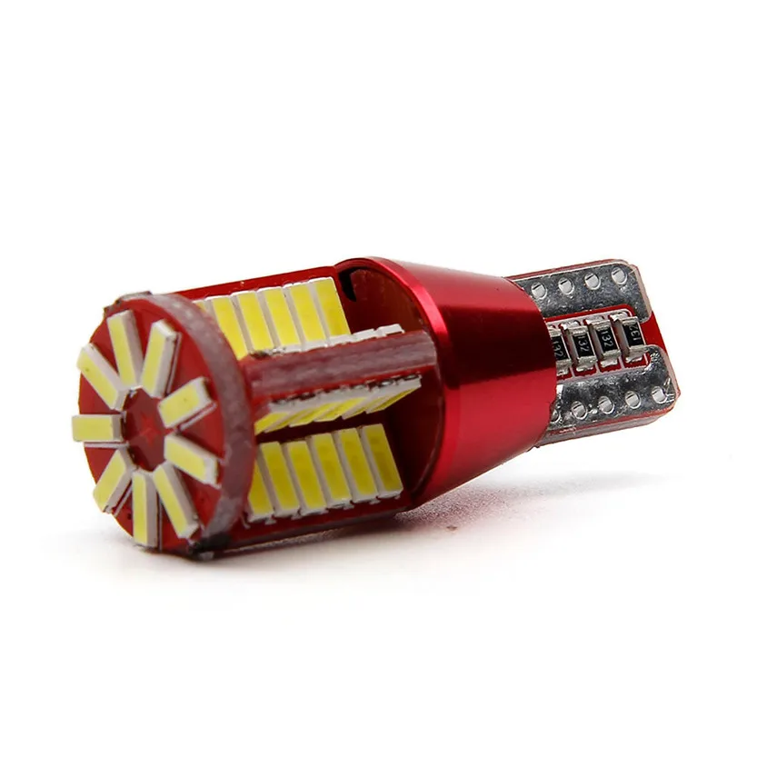 Автомобильная светодиодная лампа T10 1 шт. супер яркие лампы w5w 57smd парковочные 12 В