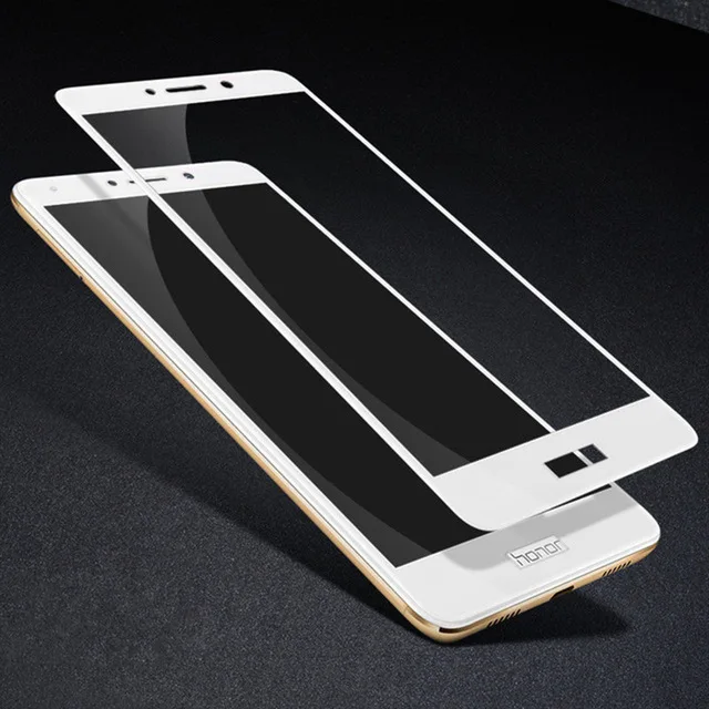 Закаленное стекло с полным покрытием для Huawei Honor 6C Защитная пленка экрана DIG-L21 2