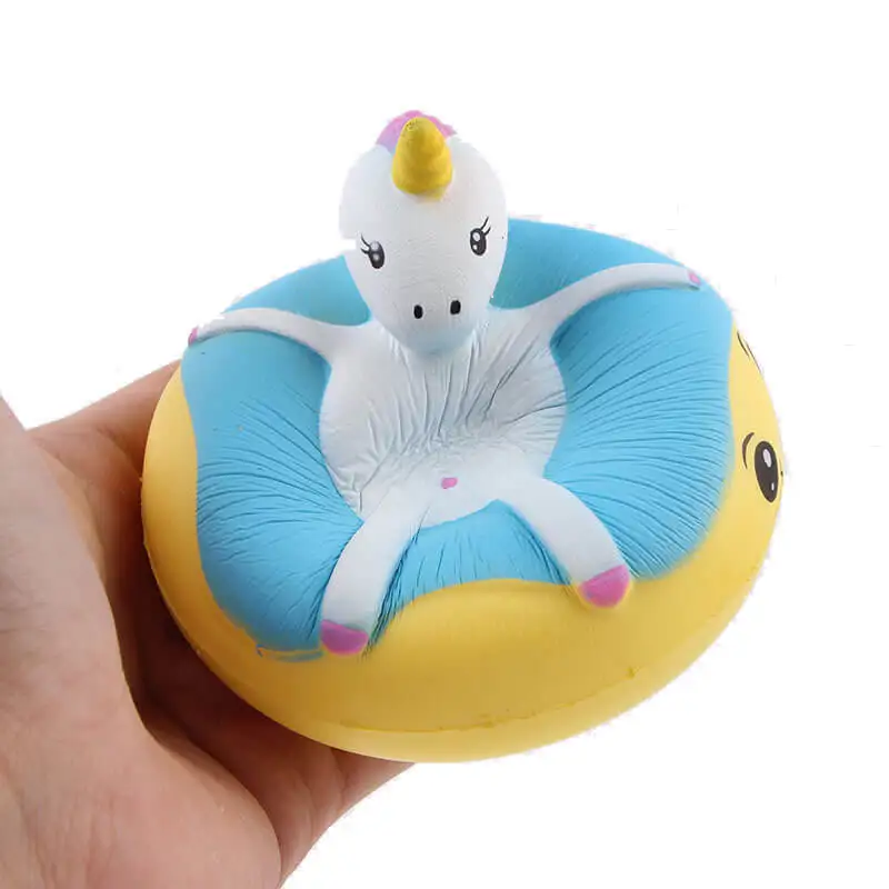10 см kawaii Squishy Jumbo Единорог пончики очаровывает булочки торт мягкими замедлить