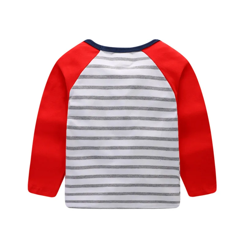 Детская футболка с длинным рукавом круглым вырезом и аппликацией|toddler tees|girls