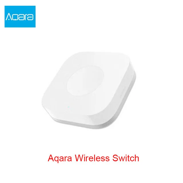 Xiaomi Gateway Aqara датчик двери датчик движения настенный беспроводной переключатель Mijia умная камера датчик температуры и влажности домашний комплект - Цвет: Aqara switch