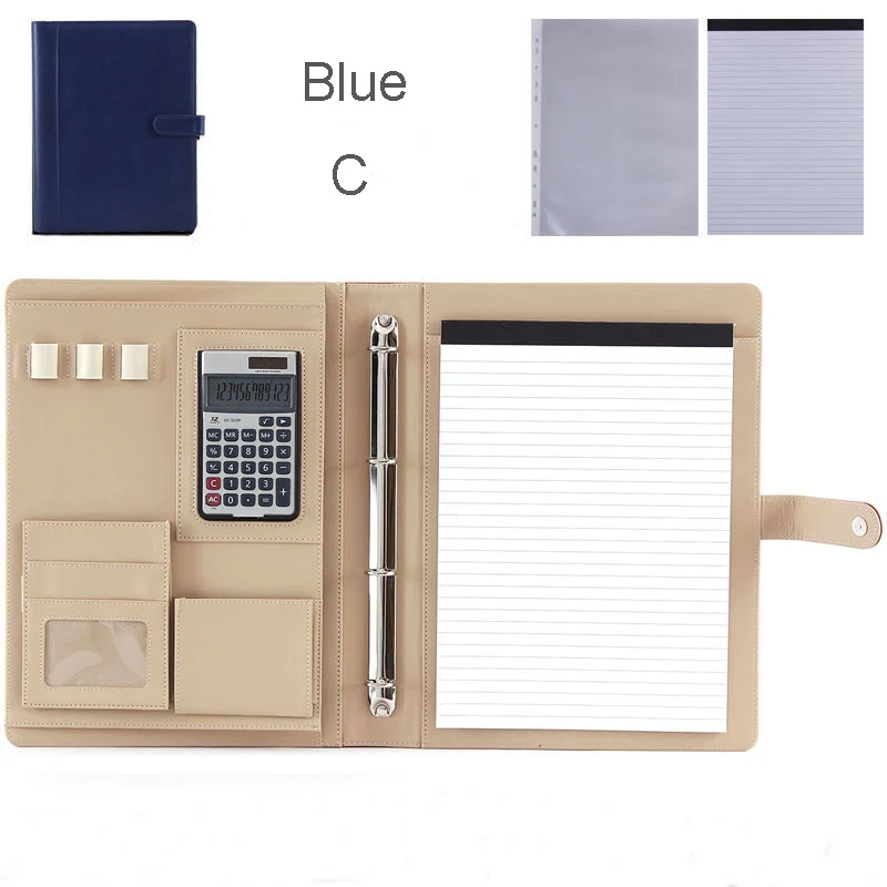 Многофункциональная папка из искусственной кожи A4 для документов портфель с