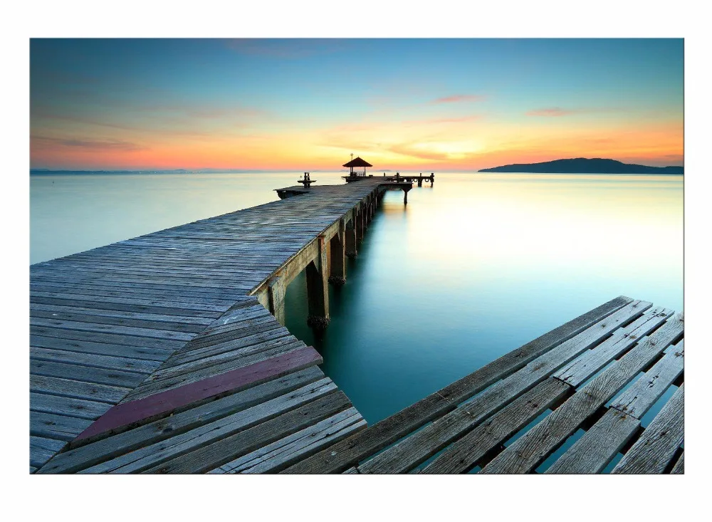Настенная картина с изображением заката Морского Пейзажа 1 панель|art for walls|canvas wall