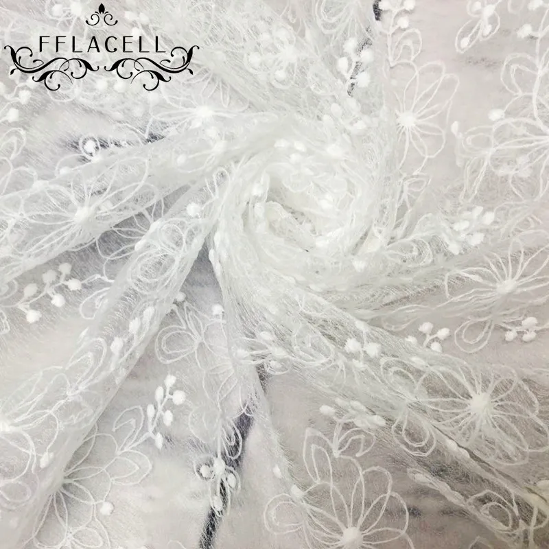 FFLACELL 1 ярд Новое поступление Африканское кружево высокое качество вышивка