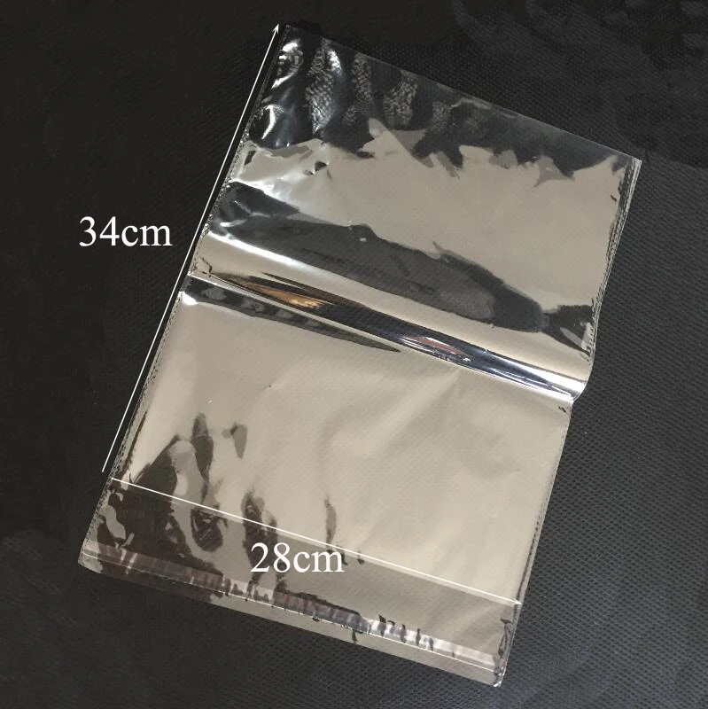 

100 Pcs/lot 28x34cm Large Big Size Clear Self Adhesive Sealing OPP Bags With Holes Christmas Party Packaging Bags Storage Pouch