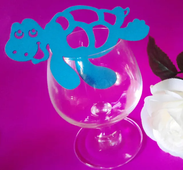 Бесплатная доставка 100 шт. морской Свадебный маркер для стола бокал вина именные