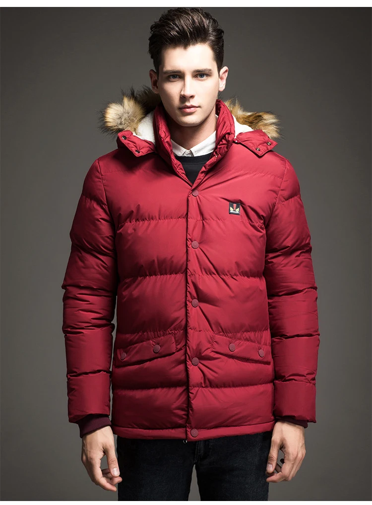 Мужская теплая парка средней длины с капюшоном jaqueta masculina hombre куртка зима 2019|parka