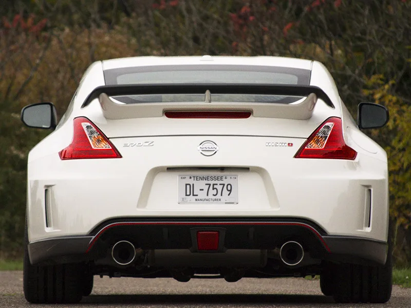 Для Nissan 09-18 370Z Z34 NIS2 Стиль углеродного волокна задний спойлер глянцевая отделка багажник Комлект из крыльев и диадемы волокна Bootlid Сплиттер Комплект отделка