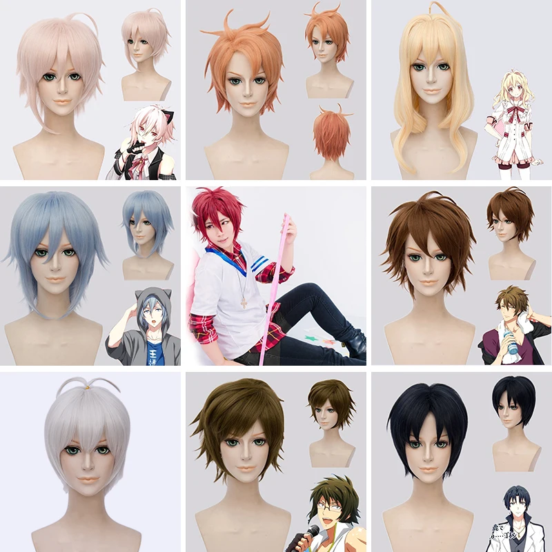 

(Alice-Wig 062) Heat Resistant Fiber Hairpiece Synthetic Hair Wig Anime IDOLiSH7 Cosplay Wig