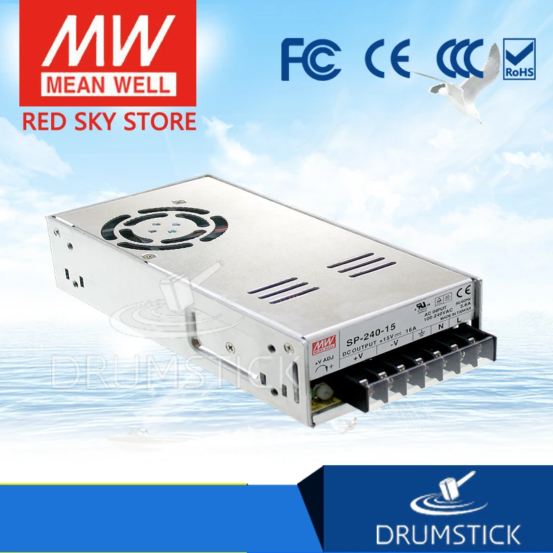 

prosperity MEAN WELL SP-240-7.5 7.5V 32A meanwell SP-240 7.5V 240W Single Output with PFC Function Power Supply