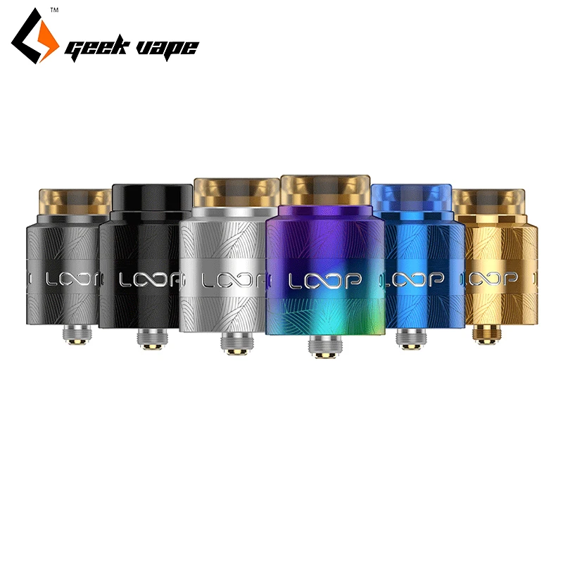 Новый Geekvape Loop RDA V1.5 24 мм бак атомайзер W shaped Build Deck BF Squonk Sieve нижний вапорайзер