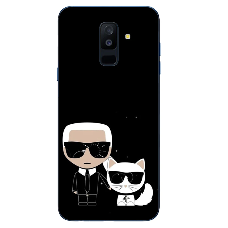 Karl Lagerfeld чехол для телефона из мягкого силикона ТПУ с рисунком телефонные чехлы