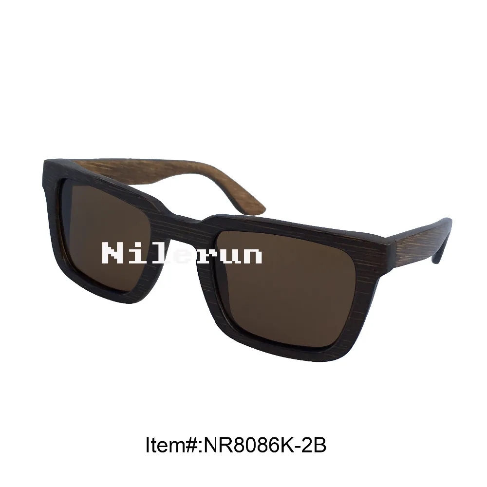 

Солнцезащитные очки, Квадратные, бамбуковые, ретро